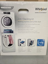 Load image into Gallery viewer, 24 whirlpool stacking kit for washer dryer
