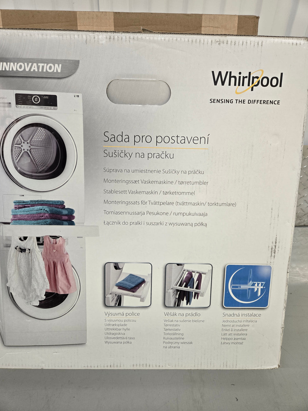 24 whirlpool stacking kit for washer dryer