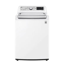 Load image into Gallery viewer, LG 5.6 cu. ft. Mega Capacity Smart WiFi Enabled Top Load Washer with Agitator and TurboWash3D™ Technology - WT7305CW
