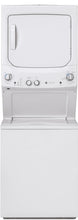 Load image into Gallery viewer, GE 24&quot; UNITIZED SPACEMAKER WASHER AND ELECTRIC DRYER WHITE  GUD24ESMMWW
