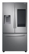 Load image into Gallery viewer, SAMSUNG 26.5 cu. ft. Family Hub French Door Smart Refrigerator in Fingerprint Resistant Stainless Steel RF27T5501SR/AC
